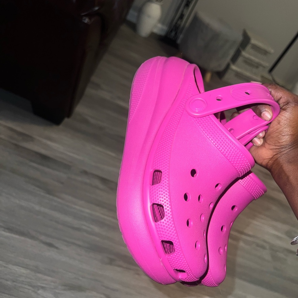 PLATFORM BARBIE CROCS . . 🎀🎀🩷🩷💕💕🎀🎀💕💕